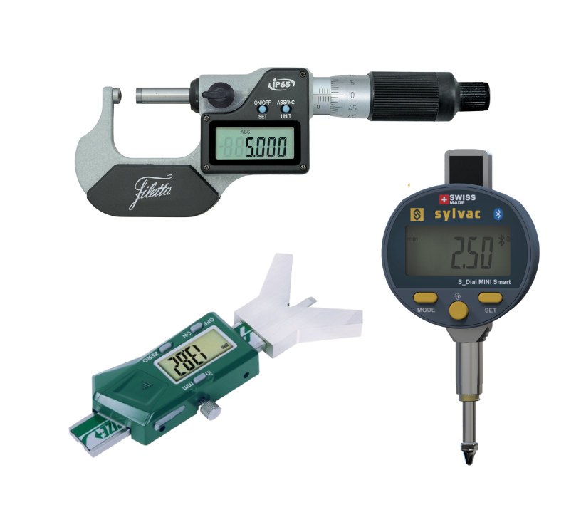 Hand tools (micrometers, indicators, etc.)