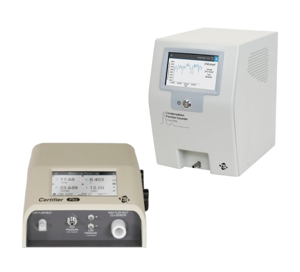 Particle counters and flow analyzers
