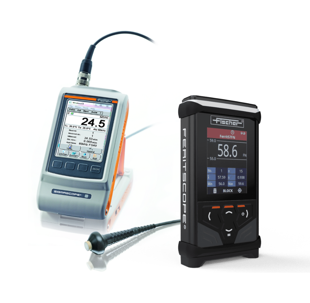 Measurement of conductivity and ferrite content